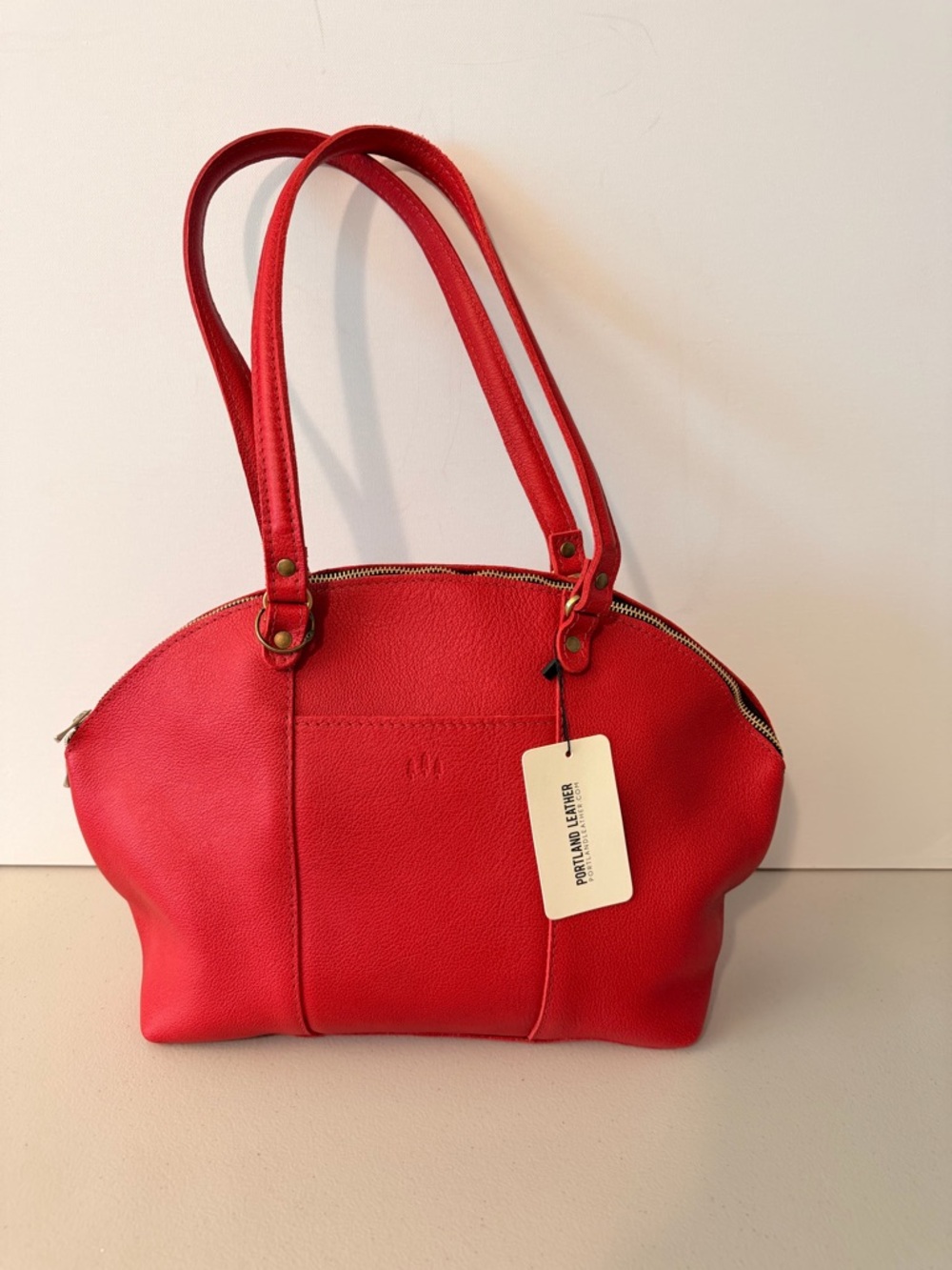 ***Sold***Portland leather large premium Logan Cherry bag